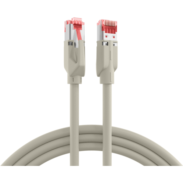 RJ45 Patchkabel Cat.6A S/FTP LSZH, Draka UC900 TM21 grau 20m