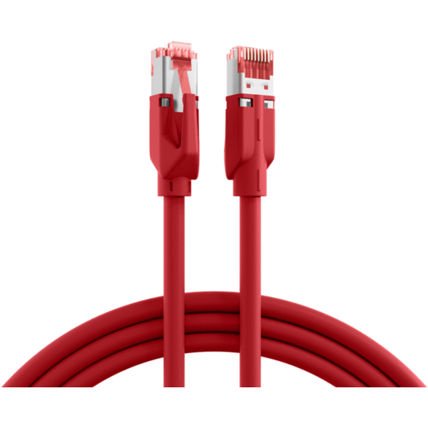 RJ45 Patchkabel Cat.6A S/FTP LSZH, Draka UC900 TM21 rot 1,5m