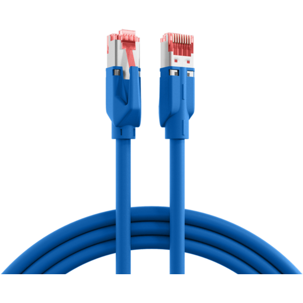 RJ45 Patchkabel Cat.6A S/FTP LSZH, Draka UC900 TM21 blau 10m