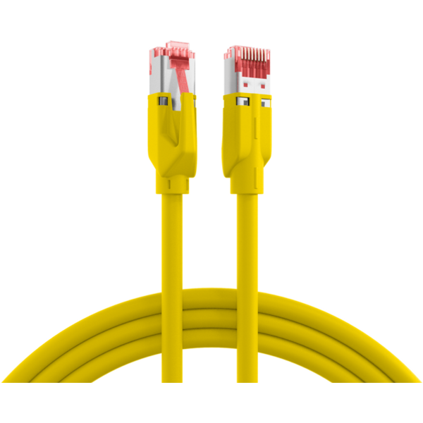 RJ45 Patchkabel Cat.6A S/FTP LSZH, Draka UC900 TM21 gelb 25m