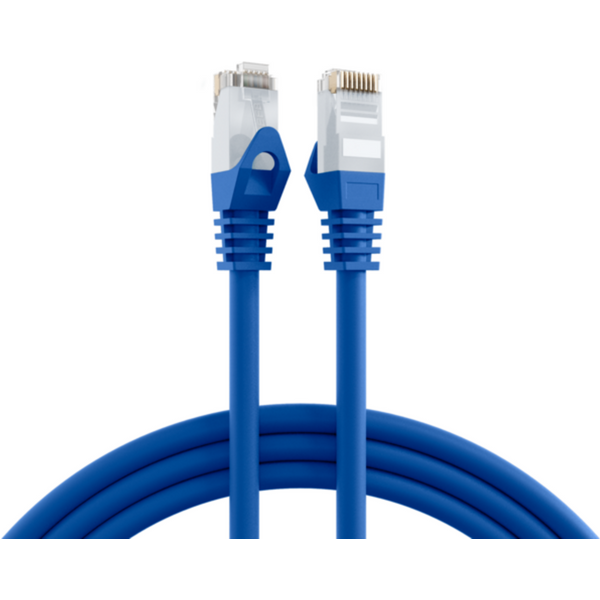 Patchkabel RJ45 Patchkabel Cat.6 U/UTP LSZH, CCA blau 20m - 1 VPE = 5 St�ck