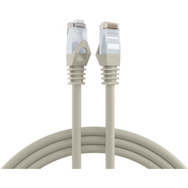 Patchkabel RJ45 Patchkabel Cat.6 U/UTP LSZH, CCA grau 3m - 1 VPE = 10 St�ck