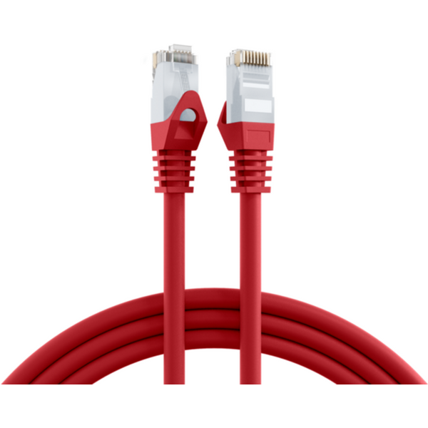 Patchkabel RJ45 Patchkabel Cat.6 U/UTP LSZH, CCA rot 15m - 1 VPE = 5 St�ck