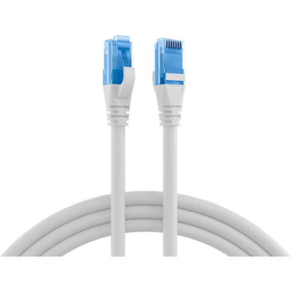 Patchkabel RJ45 Patchkabel Cat.6A U/UTP LSZH, Premium 500MHz weiß 0,15m - 1 VPE = 10 St�ck