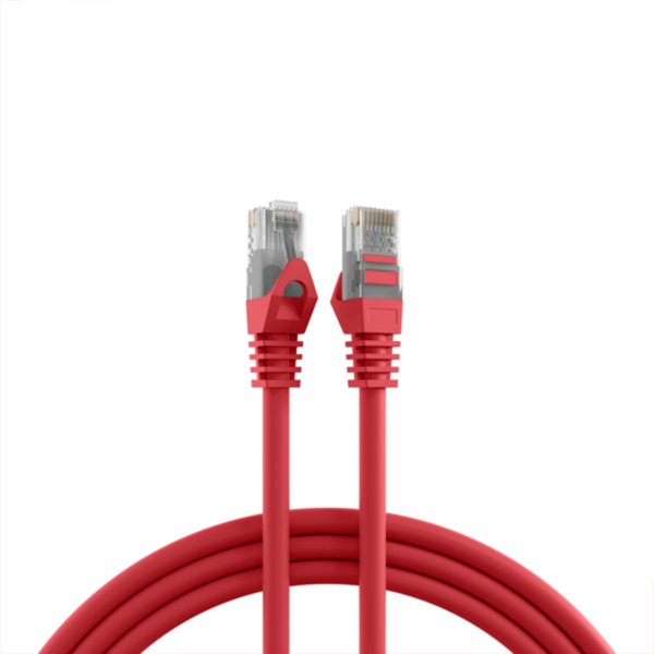Kupferverkabelung RJ45 Patchkabel Cat.5e U/UTP LSZH, CCA AWG24/7 rot 30m - 1 VPE = 5 St�ck