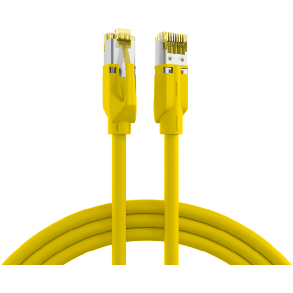 RJ45 Patchkabel Cat.6A S/FTP LSZH, Draka UC900 TM31 gelb 15m