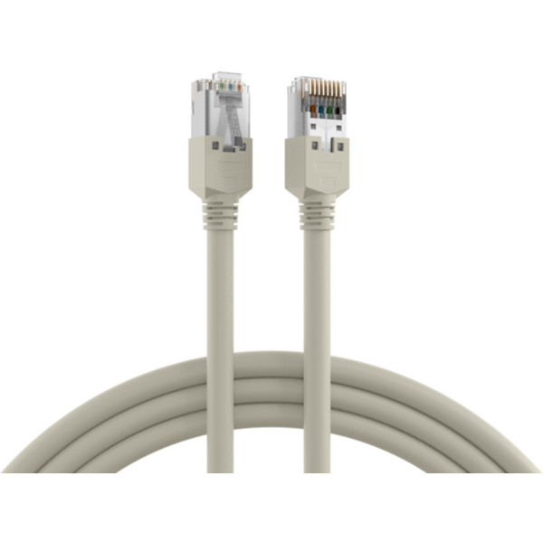 Patchkabel RJ45 Patchkabel Cat.5e S/UTP PVC, Dätwyler 5502 TM11 grau 1m - 1 VPE = 5 St�ck