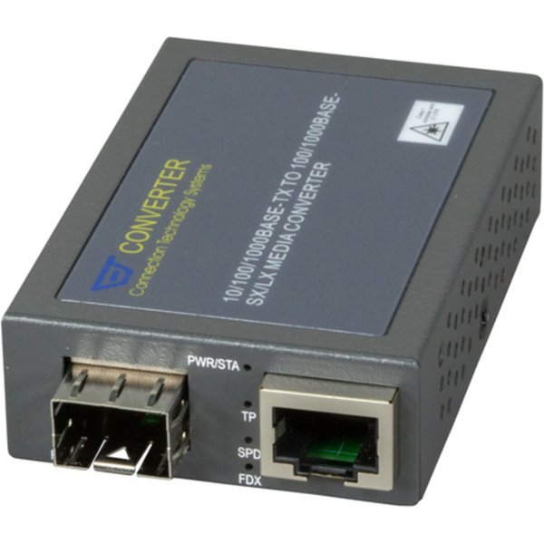 Medienkonverter Kompakt Media Konverter RJ45-SFP, 100/1000Mbps - 1 VPE = 20 St�ck