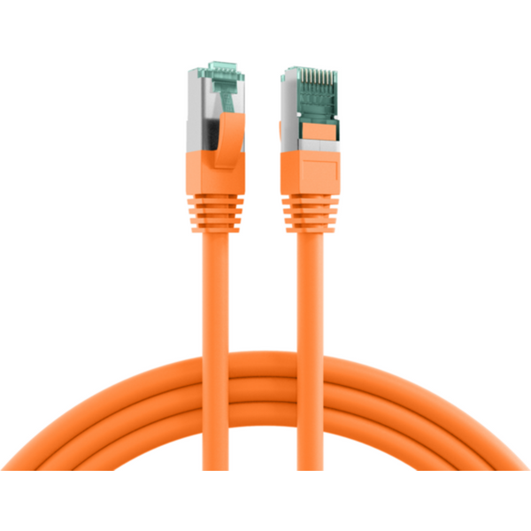 Patchkabel RJ45 Patchkabel Cat.6A S/FTP LSZH, orange 25m - 1 VPE = 5 St�ck