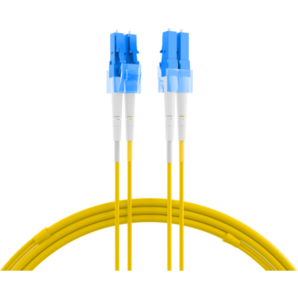 Glasfaser Patchkabel Duplex Patchkabel LC-LC OS2 G652D, 25m LSZH 2mm gelb - 1 VPE = 40 St�ck