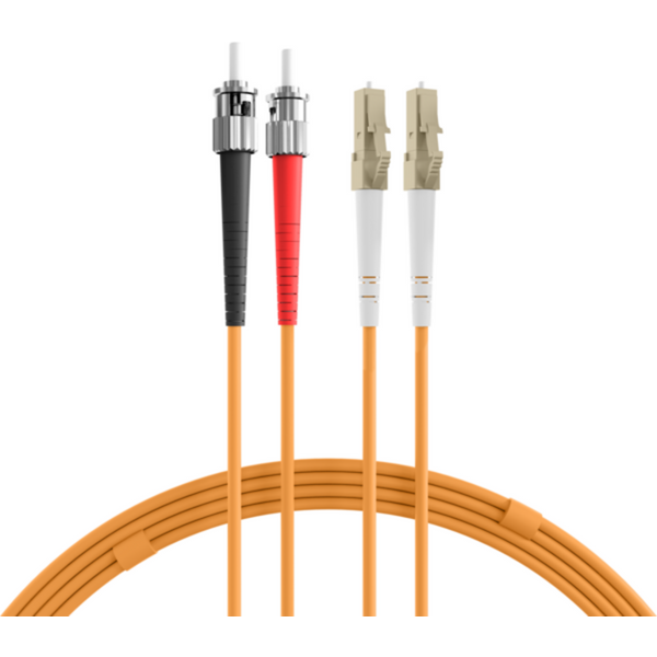 Glasfaser Patchkabel Duplex Patchkabel LC-ST OM1, 15m LSZH 2mm orange - 1 VPE = 12 St�ck