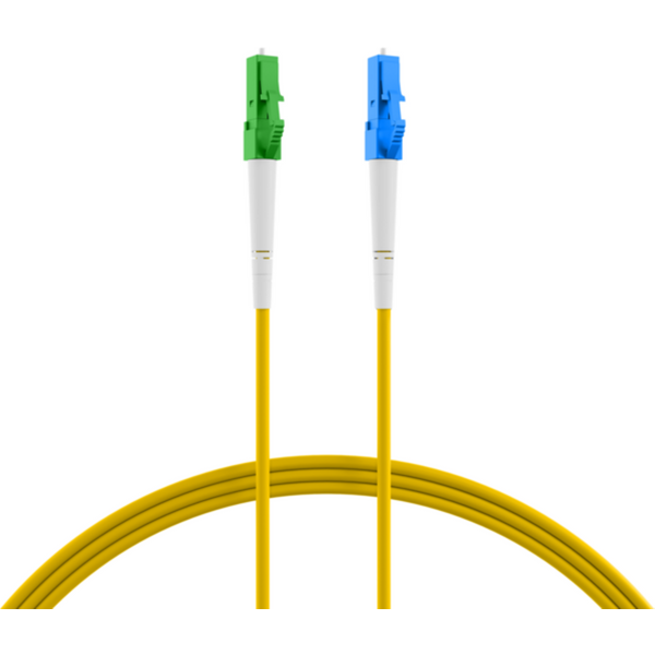 Glasfaser Patchkabel Simplex Patchkabel LC/APC-LC OS2 G657A2, 20m LSZH 2mm gelb - 1 VPE = 5 St�ck