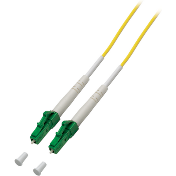 Glasfaser Patchkabel Simplex Patchkabel LC/APC-LC/APC OS2 G657A2, 3m LSZH 2mm gelb - 1 VPE = 10 St�ck