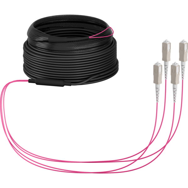 Trunkkabel U-DQ(ZN)BH OM4 4G (1x4) SC-SC, 30m Dca LSZH