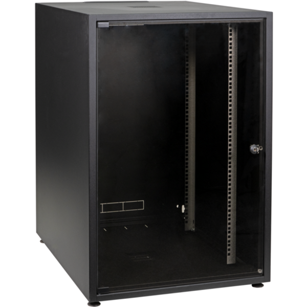 EFB Elektronik EFB-Elektronik OFFICE - Schrank Netzwerkschrank - Jet Black, RAL 9005 - 15U - 48.3 cm (19")