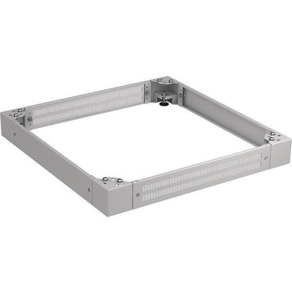 Sockel für PRO 800x800 mm, H=100 mm, perf., RAL7035