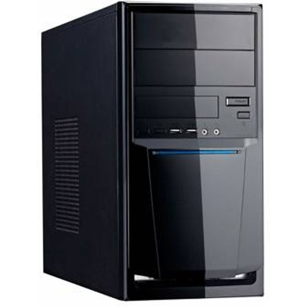 Linkworld 7271-23 - Midi Tower - PC - Schwarz - Midi/Minitower - ATX