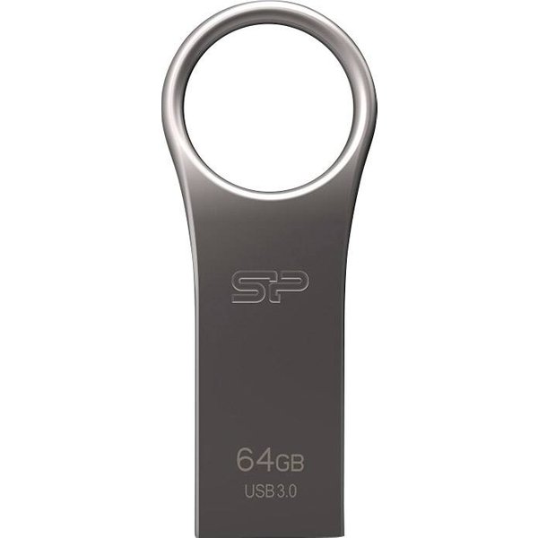 Silicon Power USB-Stick 64GB USB3.2 J80 Silver/Zinc Alu