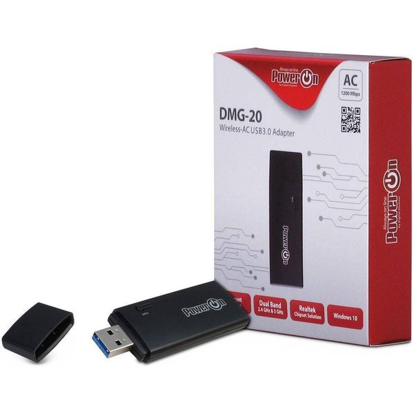 Inter-Tech Wi-Fi 5 USB Adapter DMG-20 USB3.0 Stick 1200Mbps