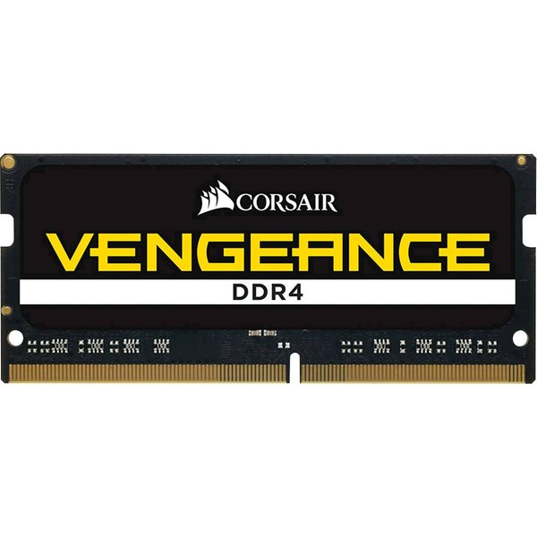 SO DDR4 8GB PC 2400 CL16 CORSAIR VENGEANCE Black retail