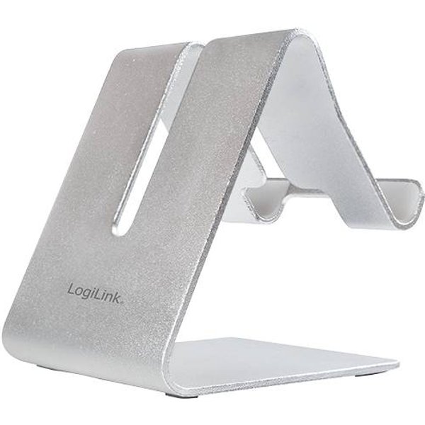 Logilink Smartphone- und Tablethalter, Aluminium