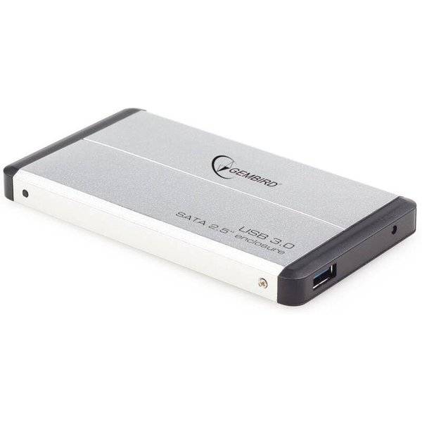 gembird Festplatten Gehäuse USB3.0 2.5" Silber alu