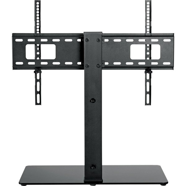 Schwaiger Aufstellung - für LCD-TV / gekrümmter LCD-TV - Kunststoff, Temperglas, massiver Stahl - Schwarz - Bildschirmgröße: 94-177.8 cm (37"-70")