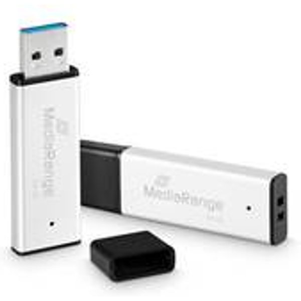 MediaRange USB-Stick USB 3.0 high performance 128GB alu
