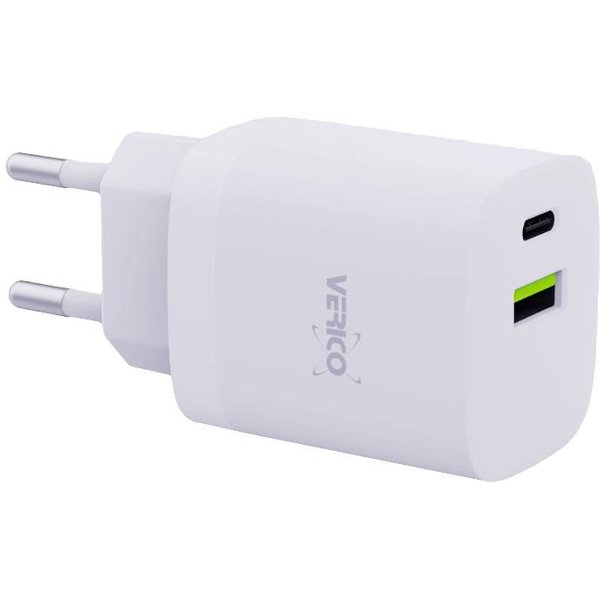 Verico Ladegerät MOJO GaN 30W PD, 2-Port (USB-A & USB-C) WH retail