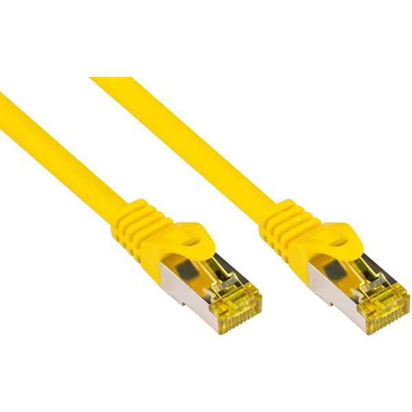 Good Connections Patchkabel m. Cat.7 Rohkabel gelb 2m