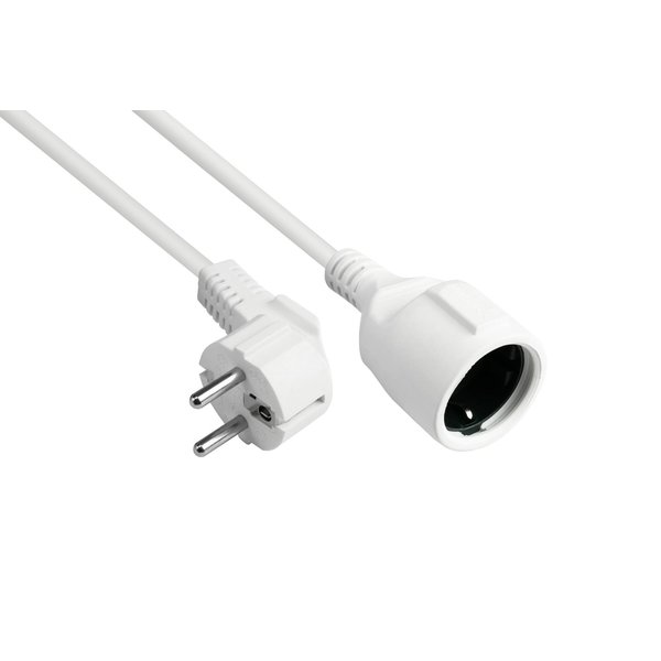 Good Connections P0102-W020 - 2 m - Netzstecker Typ E+F - Netzstecker Typ F - H05VV-F3G - 250 V