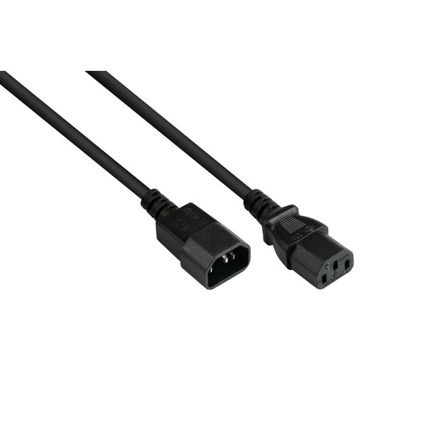 Good Connections P1430-S050 - 5 m - C14-Koppler - C13-Koppler - H05VV-F - 250 V - 10 A