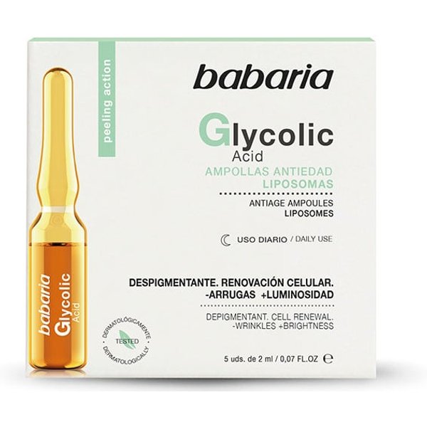 Babaria Ácido Glicólico Ampollas Antiedad | Precio, Comprar