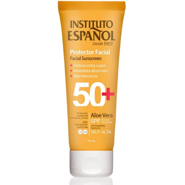 Instituto Español Protector Facial Aloe Vera SPF50+