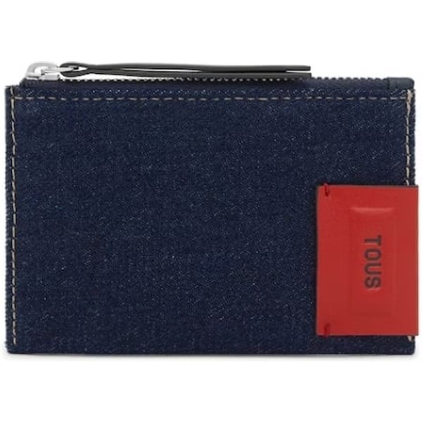 Tous Monedero Tarjetero Audree Saffiano Azul | Comprar