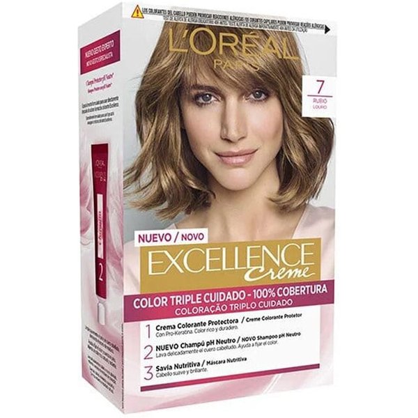 L'Oréal Excellence Creme Nº 7 Rubio // Precio, Comprar