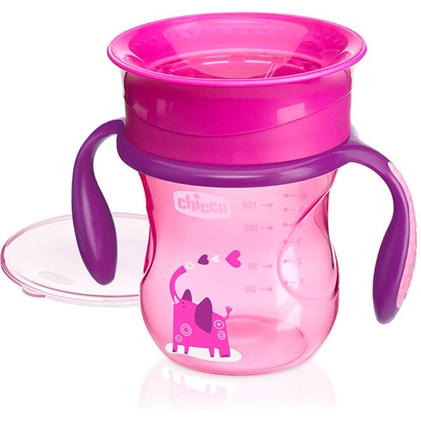 CHICCO Vaso Evolutivo Perfect 360º Mix&Match Rosa 12 Meses+ // Precio, Comprar