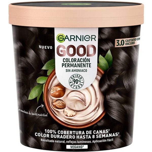 Garnier Good Coloración Nº 3.0 Castaño Chocolate Oscuro