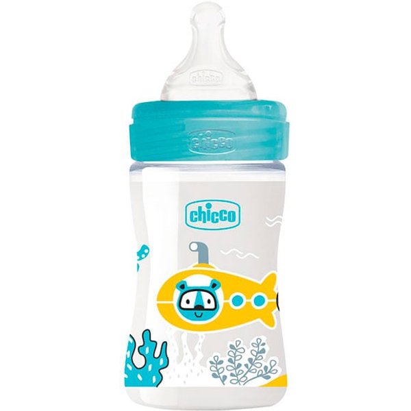 CHICCO Biberón Well-Being Azul 0 Meses+ // Precio, Comprar