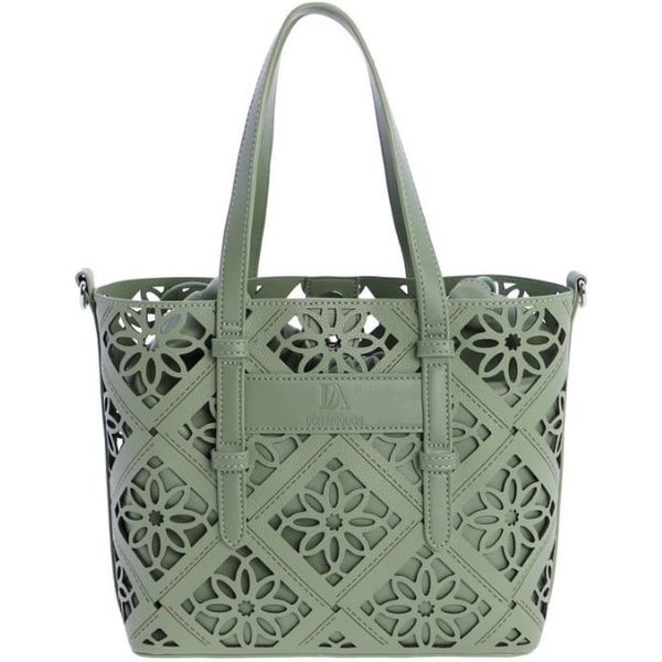Don Algodón Bolso de Hombro Tote Calado Verde | Comprar