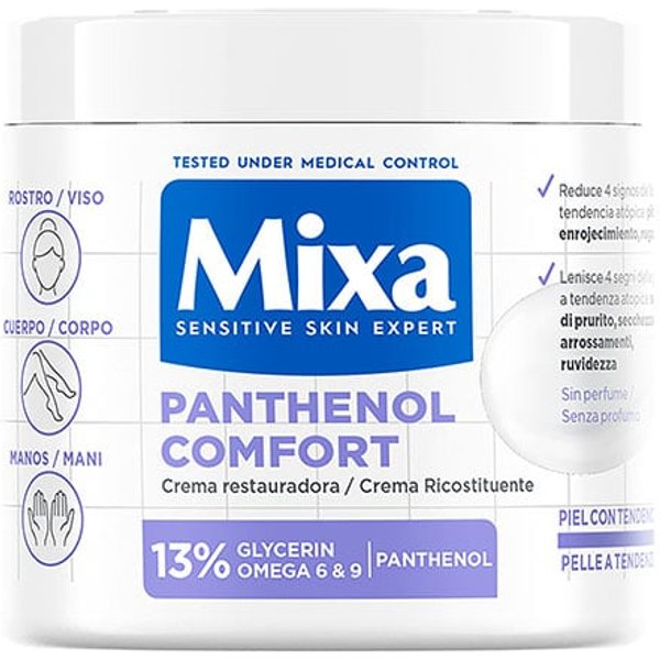Mixa Crema Restauradora Panthenol Comfort | Paco Perfumerías