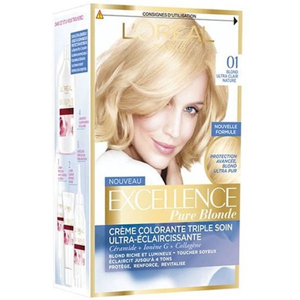 L'Oréal Excellence Creme Nº 01 Rubio Ultra Claro Natural // Precio, Comprar