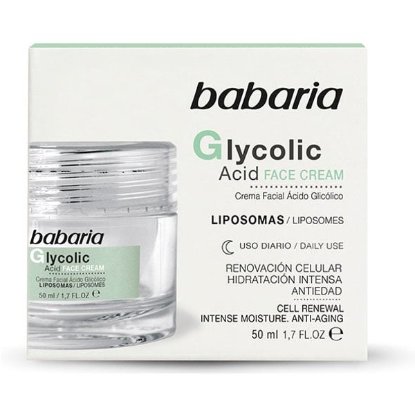 Babaria Ácido Glicólico Crema Facial | Precio, Comprar