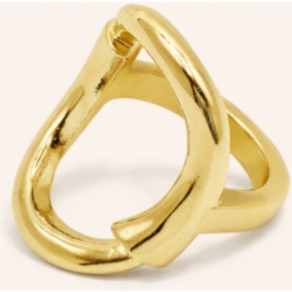 Ciclón Anillo Bucle Oro | Paco Perfumerías