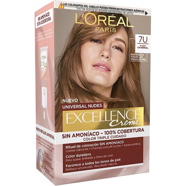 L'Oréal Excellence Universal Nudes Nº 7U Rubio | Precio, Comprar