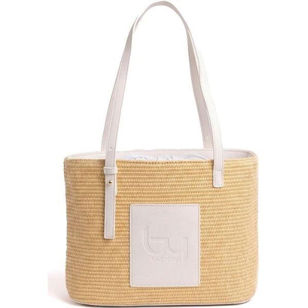 Byblos Bolso Shopper Unity Blanco-Natural | Paco Perfumerías