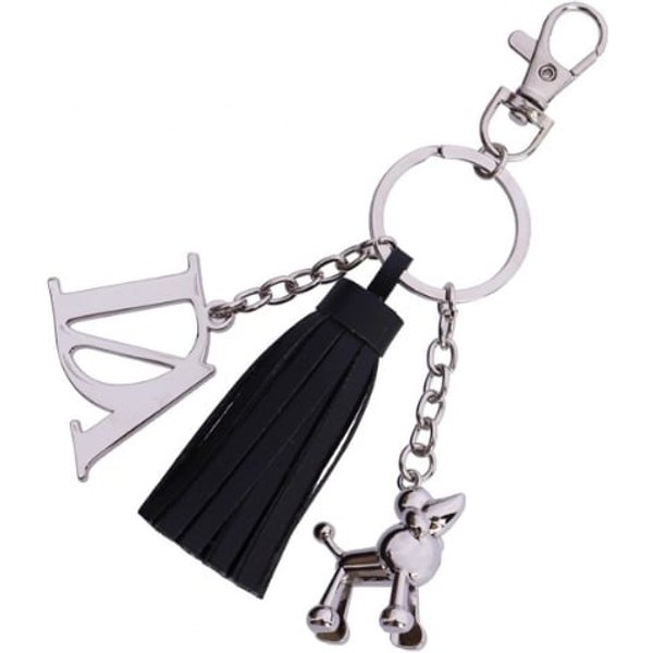 Don Algodón Llavero Charm Negro Plata | Paco Perfumerías