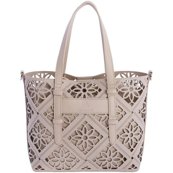 Don Algodón Bolso de Hombro Tote Calado Arena | Comprar