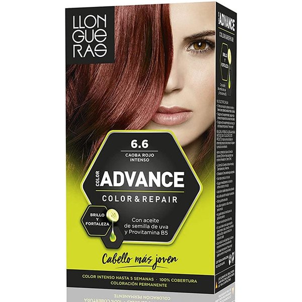Llongueras Color Advance Nº 6.6 Caoba Rojo Intenso // Precio, Comprar