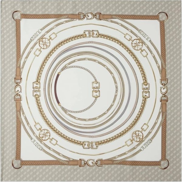 Guess Foulard Estampado Beige | Comprar